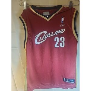 Vintage LeBron James Reebok Cleveland Cavaliers Jersey - Youth Large - Excellent